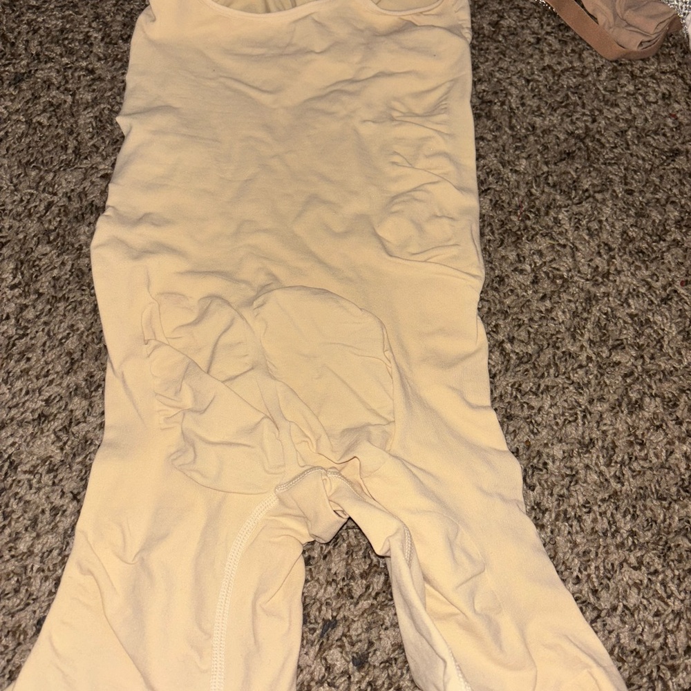 Beige Shapewear Bodysuit